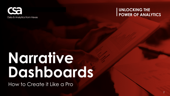 Creating Narrative Dashboards: Turning Data Into Actionable Insights