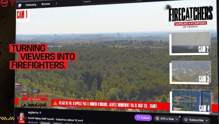 FireCatchers: Turning Twitch Viewers Into Real-Time Fire Watchers