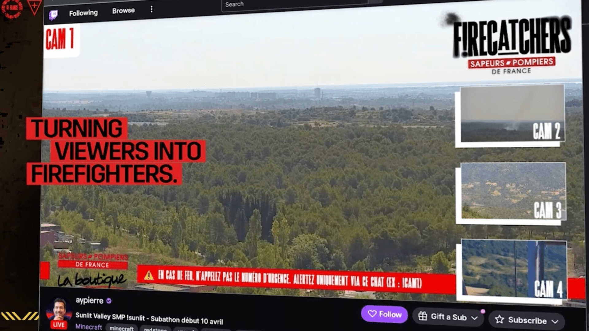 FireCatchers: Turning Twitch Viewers Into Real-Time Fire Watchers